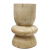 Wazon betonowy ceramiczny Kremowy Beżowy Boho 31cm